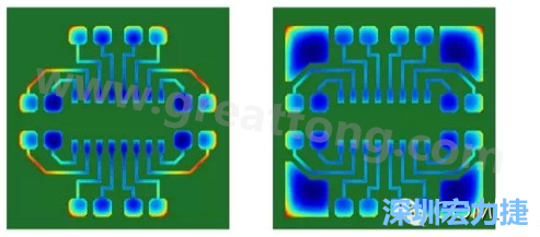 通過(guò)仿真，可以快速簡(jiǎn)單地重新設(shè)計(jì)并計(jì)算不同圖形布局所得到的厚度均勻性-深圳宏力捷
