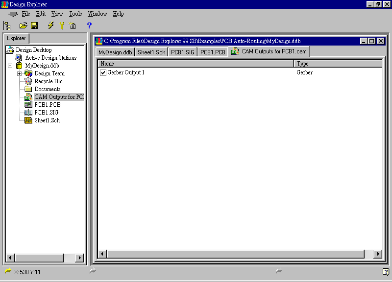 按下 Finish鈕結(jié)束Gerber輸出文件全部設(shè)置工作。