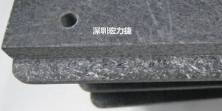 可加工性的合成石，可以用CNC洗出想要的形狀與機構(gòu)，可以媲美鋁合金