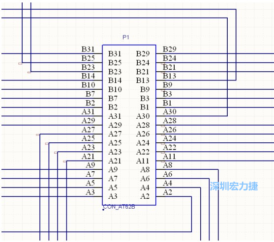 雙擊 1.SchDoc，文件可以被正常打開，下圖是其中的一部分：