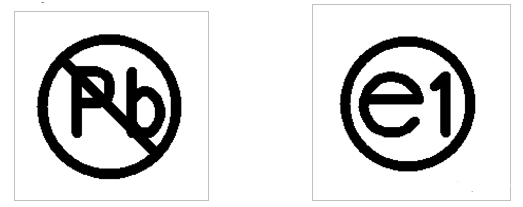 如果PCB板為無(wú)鉛制程，為了與有鉛的PCB區(qū)分開(kāi)來(lái)，通常會(huì)在板上標(biāo)注無(wú)鉛制程符號(hào)